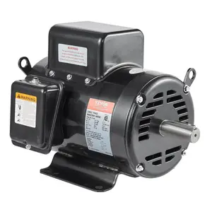 VEVOR 5HP SPL Air Compressor Electric Motor, 230V 17.6Amps, 56 Frame 3450RPM, 5/8 Keyed Shaft, 1.88 Shaft Length, CW/CCW Rotation (Factory Setting is CCW), Single PhaseVEVOR Super Brand Day