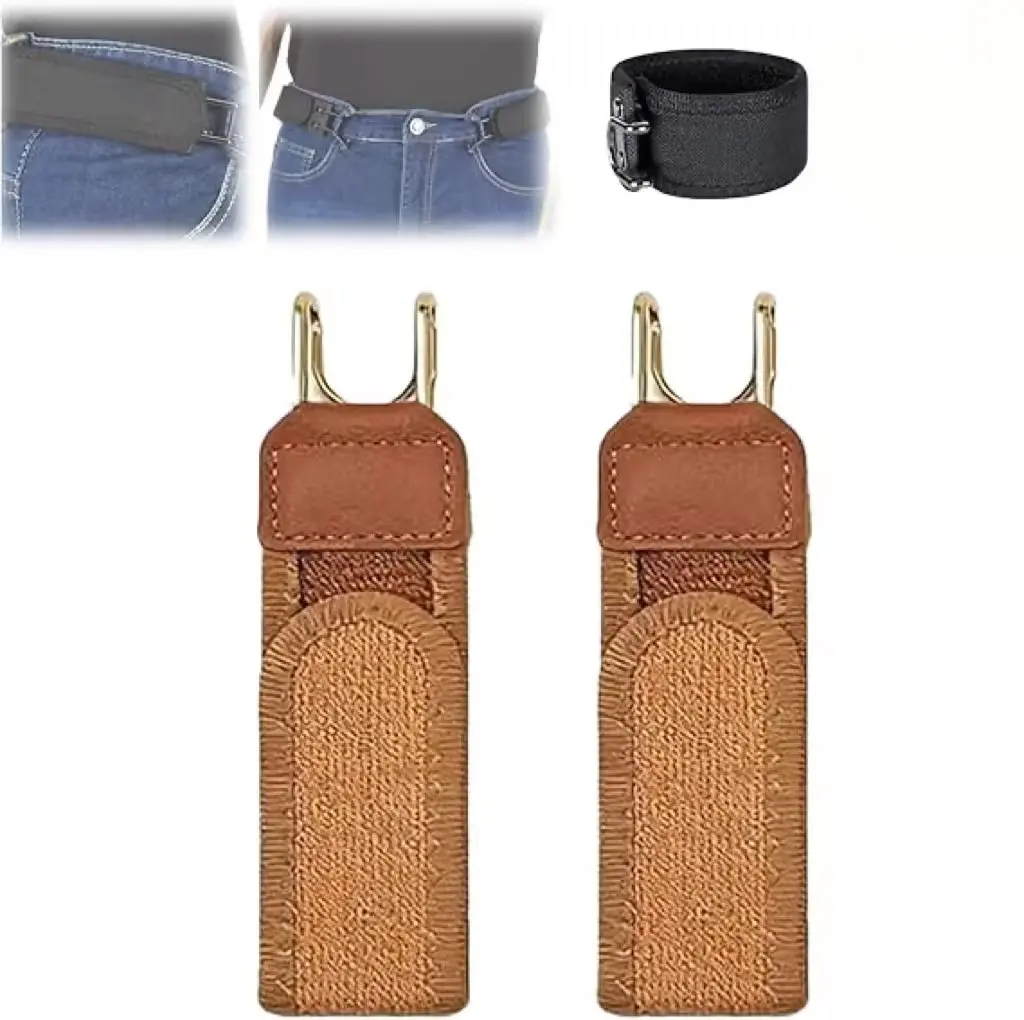 Tactical Metal Hook Elastic Belt for Men & Women Invisible Soft Adjustable Side Belt Comfort Fit Design for Daily Wear & Outdoor Activities hidden