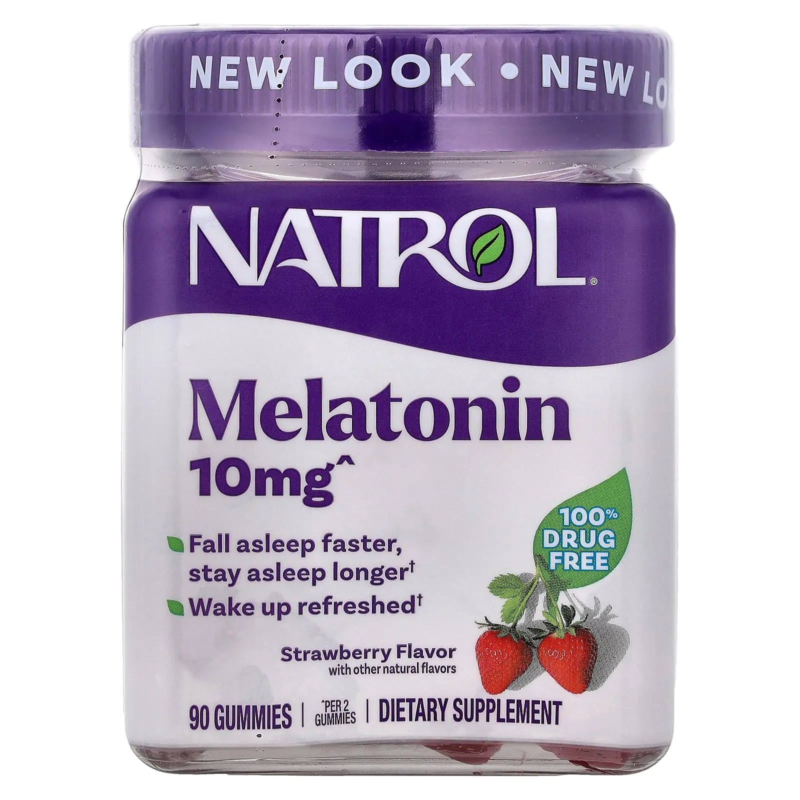 Natrol Melatonin Gummies, Strawberry, 90 Gummies (5 mg per Gummy) Natrol Melatonin Gummies, Strawberry, 90 Gummies (5 mg per Gummy)