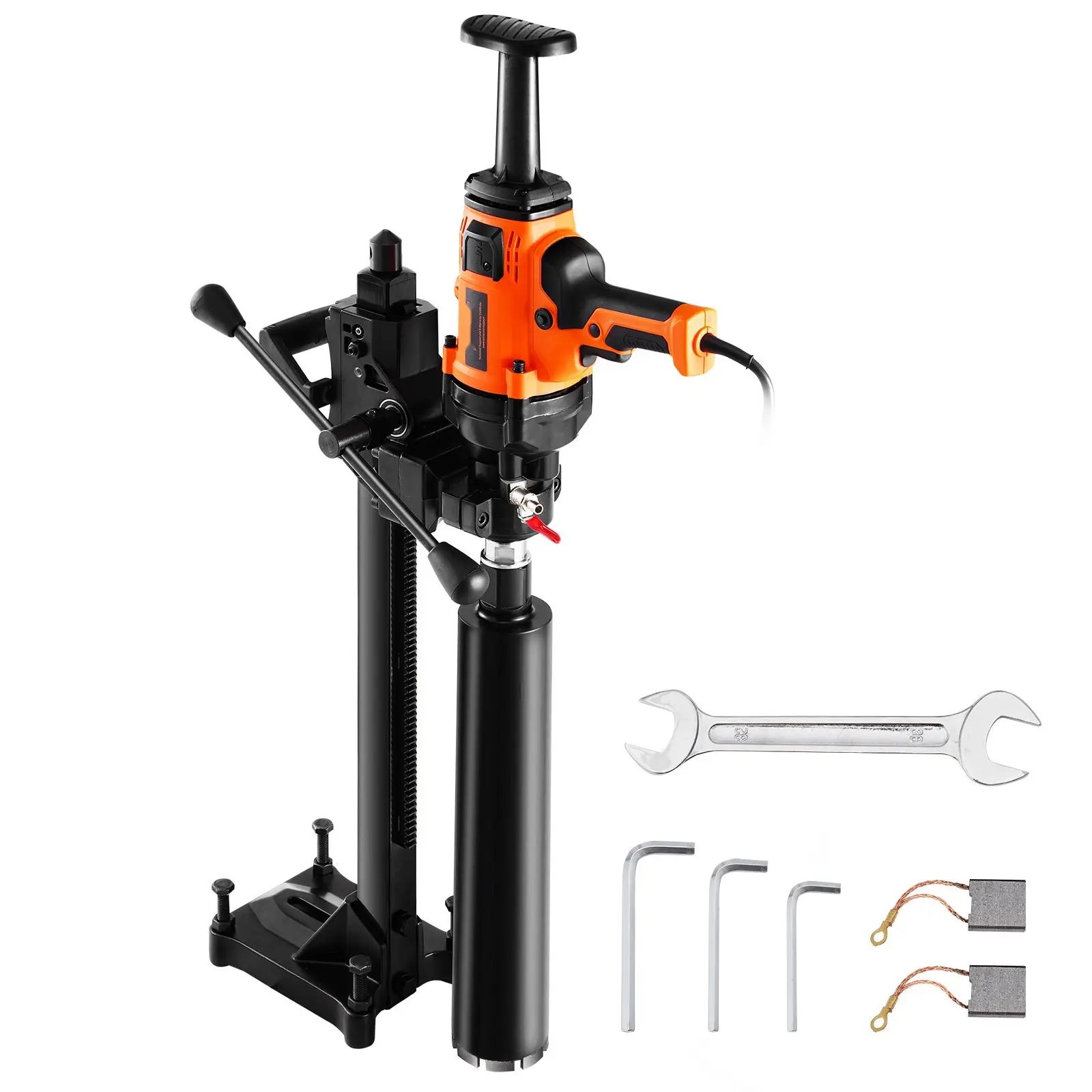 Core Drill Machine With 0.8-6.3 Inch Diameter Range, 2000W Corded Power, Handheld And Stand Mounted Core Drill Rig For Precise, Durable Hole Boring In Concrete Rock Marble And Masonry