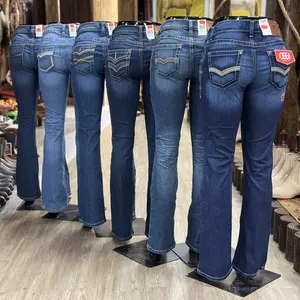 Women's Boot Cut Stretch Jeans Cowgirls
