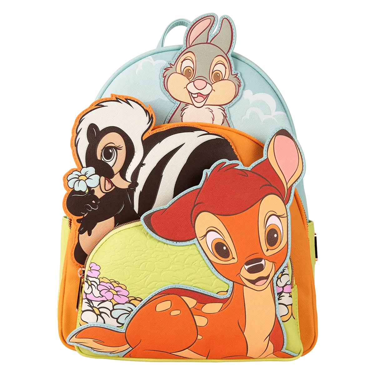 Bambi Triple Pocket Mini Backpack Bambi Triple Pocket Mini Backpack