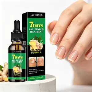 Nail Repair Oil Nail Care Solution for Damaged Nails Nail Growth Oil Ginger Nail Treatment Cuticle Oil Supports Stronger Smoother Nails Manicure Care - 30ML