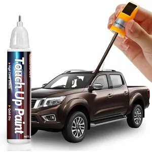 2025 New Brown Touch Up Paint Pen for Cars, Car Paint Scratch Repair, 2-In-1 Car Touch Up Paint Fill Paint Pen, Quick & Easy Solution to Repair Minor Automotive Scratches 0.8 fl oz