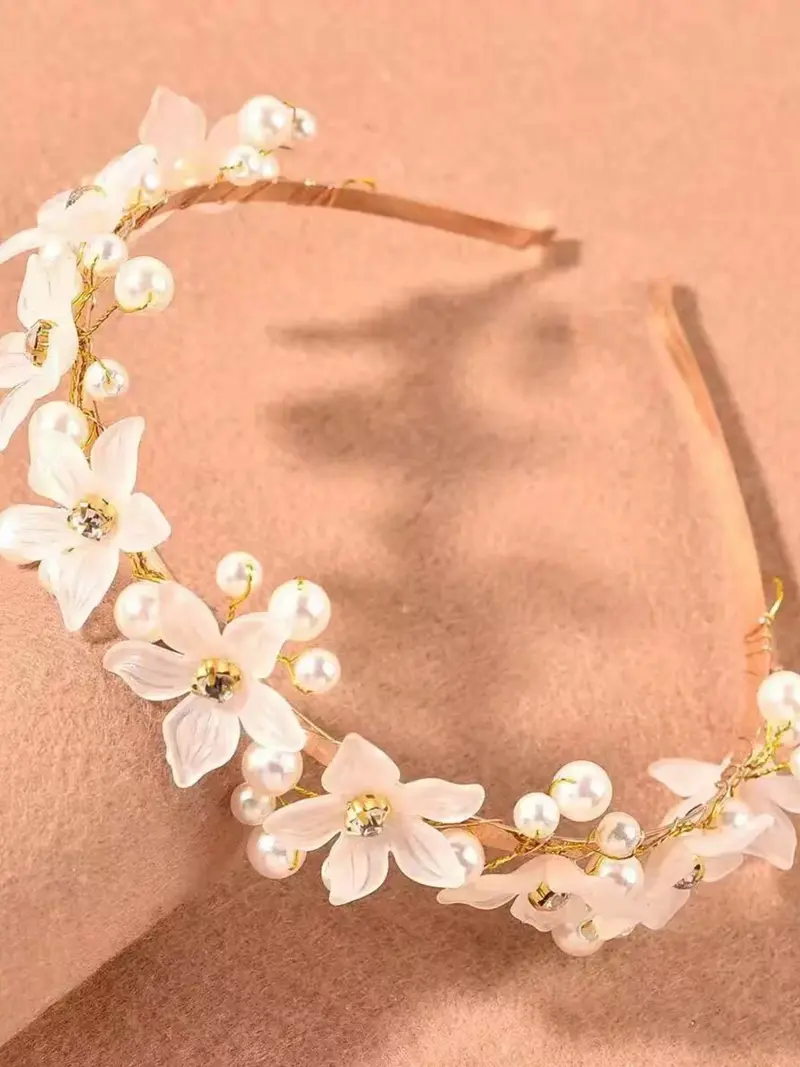 wedding pearl headband - TikTok Shop display picture 1