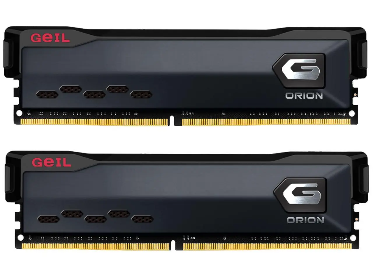 GeIL ORION 32GB (2 x 16GB) DDR4 3200 (PC4 25600) Desktop Memory Model GAOG432GB3200C18ADC GeIL ORION 32GB (2 x 16GB) DDR4 3200 (PC4 25600) Desktop Memory Model GAOG432GB3200C18ADC