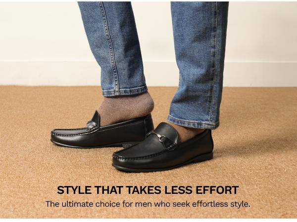 Bruno Marc Men's Classic Casual Horsebit Loafers