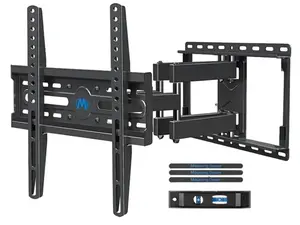 Mounting Dream TV Wall Mount for 32-65 Inch TV, TV Mount with Swivel and Tilt, Full Motion TV Bracket with Articulating Dual Arms, Fits 16inch Studs, Max VESA 400X400 mm, 99lbs, MD2380
