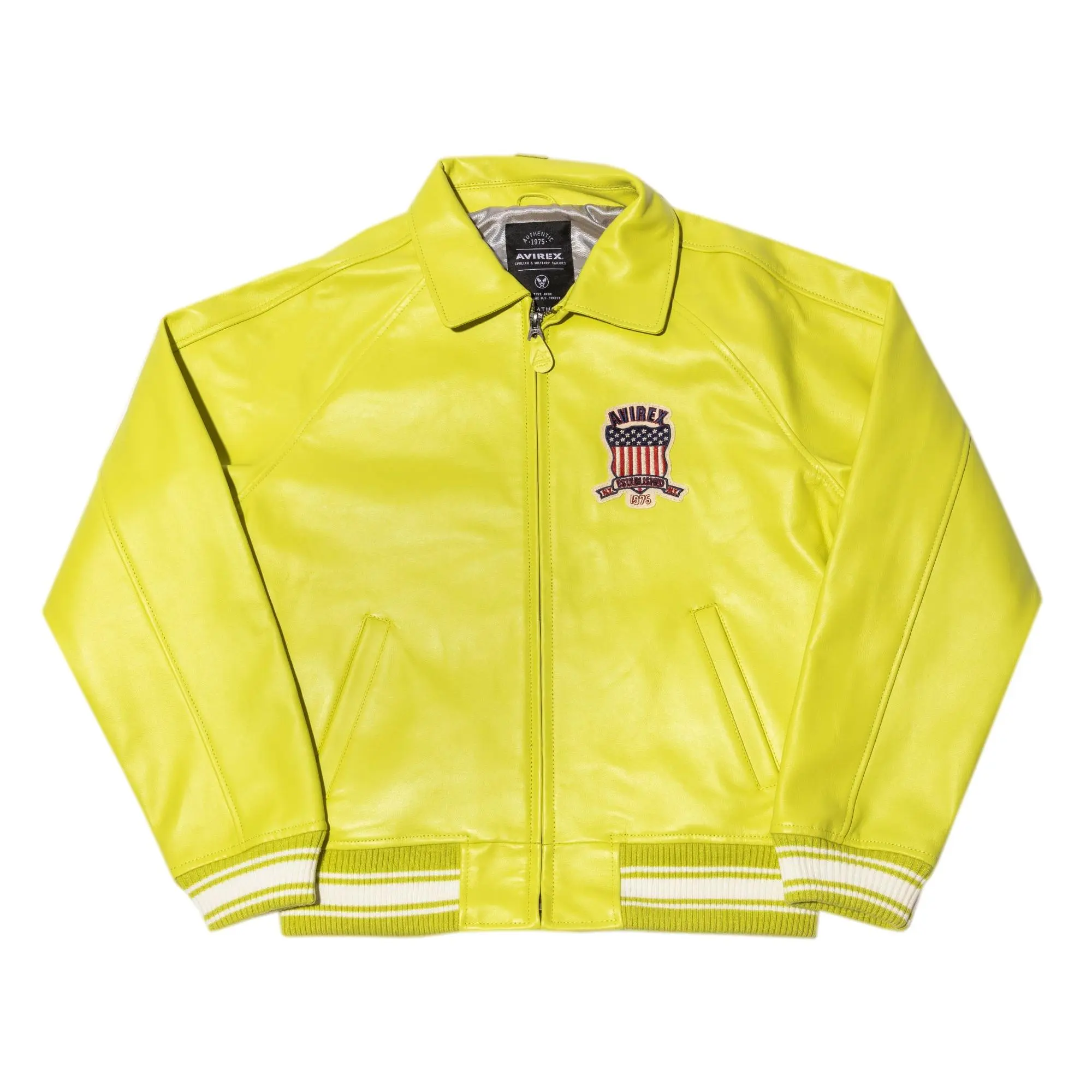 Avirex Icon Jacket in Limeade