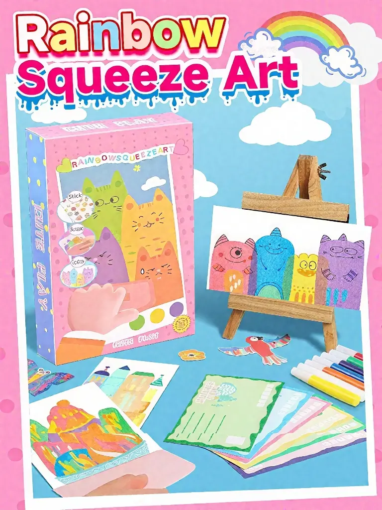 The Magic Toy Shop – Set Artistico 54 Pezzi Per Bambini In Valigetta Con Cassetti, Pennarelli, Pastelli, Acquerelli