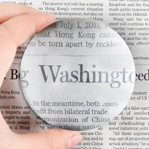 6X Dome Magnifying Glass Acryliy Paperweight Magnifier-3 Inch(80mm)