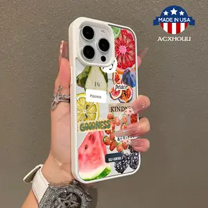 Adorable Magnetic Case for iPhone11/12/13/14/15/16/promax The Fruit of the Spirit Collage MagSafe Compatible, Lightweight, Anti-Fall | Girly & Chic Style