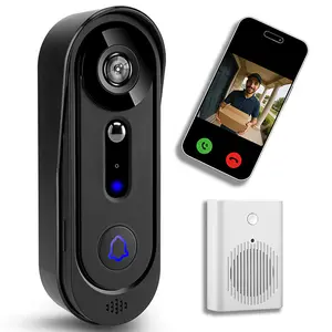 Video Doorbell Wireless 1080P,Alert, Night Vision,Indoor Chime,Two Way Audio,Battery Power,Only 2.4Ghz,Cloud Storage