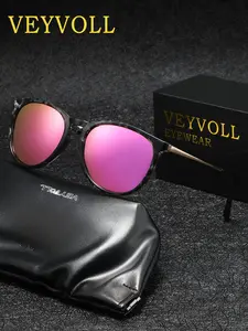 VEYVOLL Simple, Compact, And Portable Women'S Polarized Sunglasses For Daily Wear And Decoration, Uv Protection For Driving, Fishing, Hiking, And Reducing Glare
