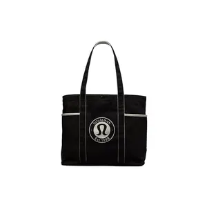 Lululemon Daily 20L Logo Snap Cotton Tote Bag for Men and Women
