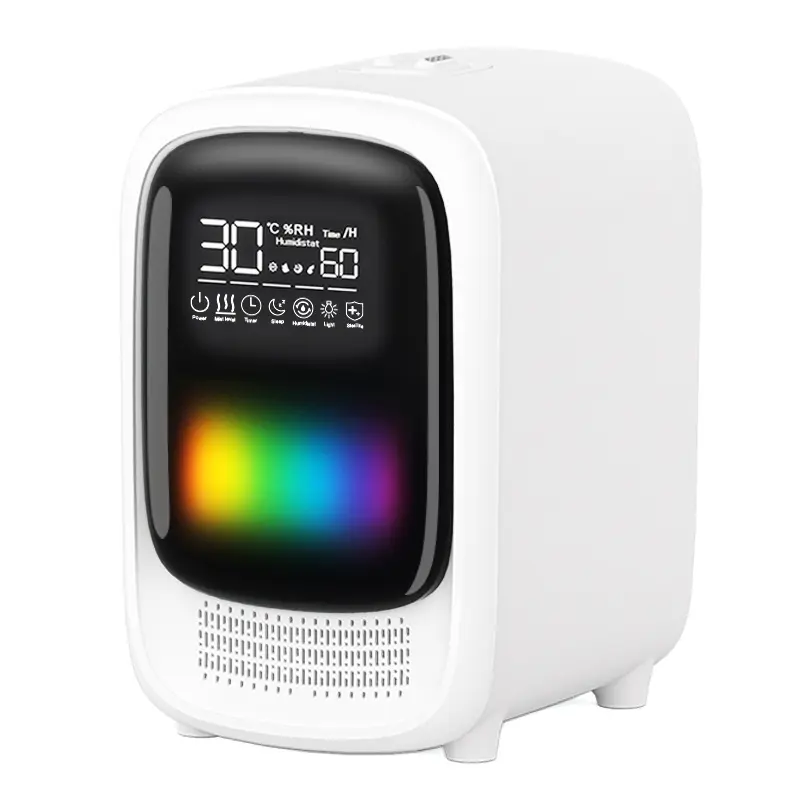 3.5L Large Capacity Bluetooth Music Humidifier, 7-Color Light Big Mist Aromatherapy Humidifier for Home Appliance