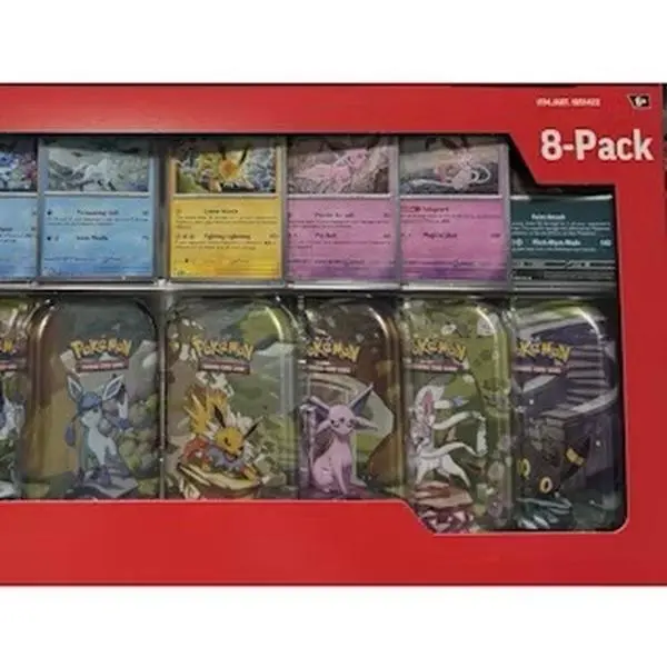 * LIVE RIP * Prismatic Evolutions 8 Mini Tin Bundle