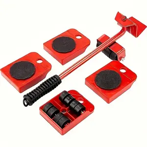 5pcs Furniture Heavy Object Mover, Moving Heavy Object, Labor-saving Tool, Pulley Base Moving Large Part, Heavy Objects