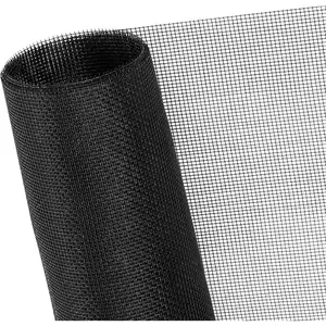 48"x102" Black Fiberglass Window Screen Mesh Replacement for Window and Screen Door Patio Screen Mesh