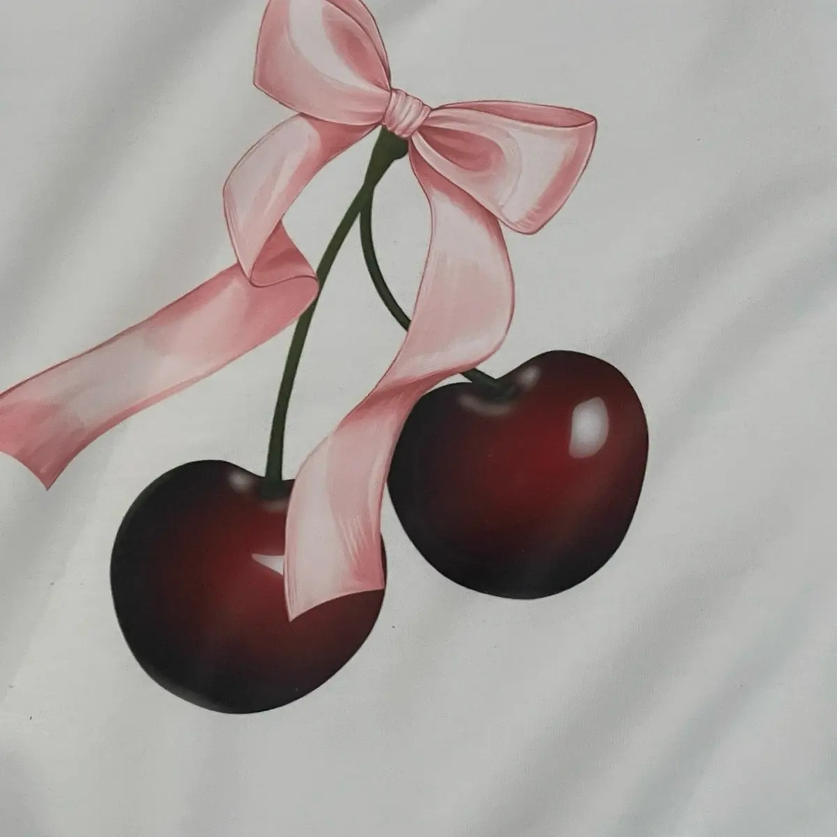 Bow cherries sweater