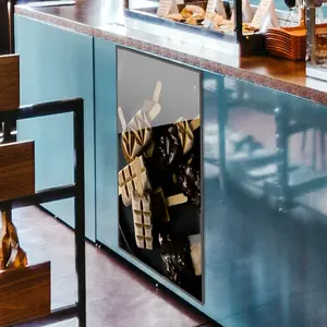 FOH  LED Backlit Poster Frame Decor Glass , Light Box Frame and Display Sign Holder for Ads and Restaurant Menus