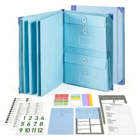 in Case I Die Binder Organizer with Labels, Emergency Information Folder for Important Documents, Life Planning Records Storage, Personal Family Planner for Home Preparedness and Peace of Mind #SohoChic
