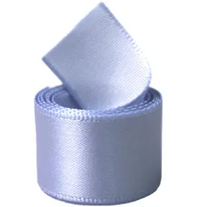212 MAIN Washable 1.5 in. Single-Face Satin Ribbon, 50-yd Roll, Bluebird Color