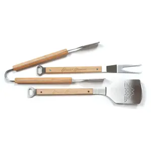 DC Comics 3-Piece Outdoor BBQ Grill Utensil Set - Wonder Woman