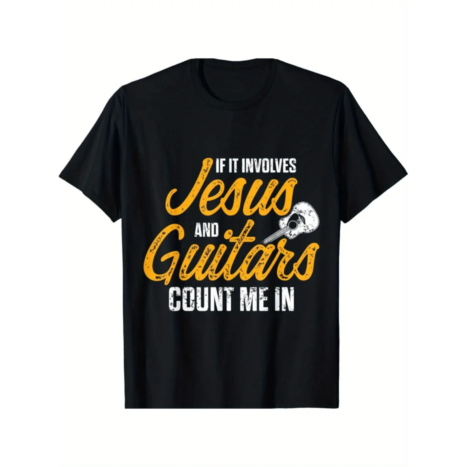 Christian Guitarist Worship T Shirt For Church Band 3XL Black