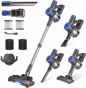 Nw 5Lbs 40KPa Cordless Handheld Stick Type Wireless Vacuum Cleaner  Anti-Tangle, 8-in-1 Self-Standing, 1.5L Dust Cup