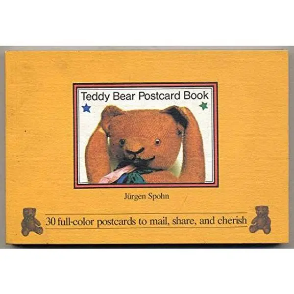 Used The Teddy Bear Postcard Book with Illustrations by Jurgen Spohn, Paperback Office & School Stationery Supply