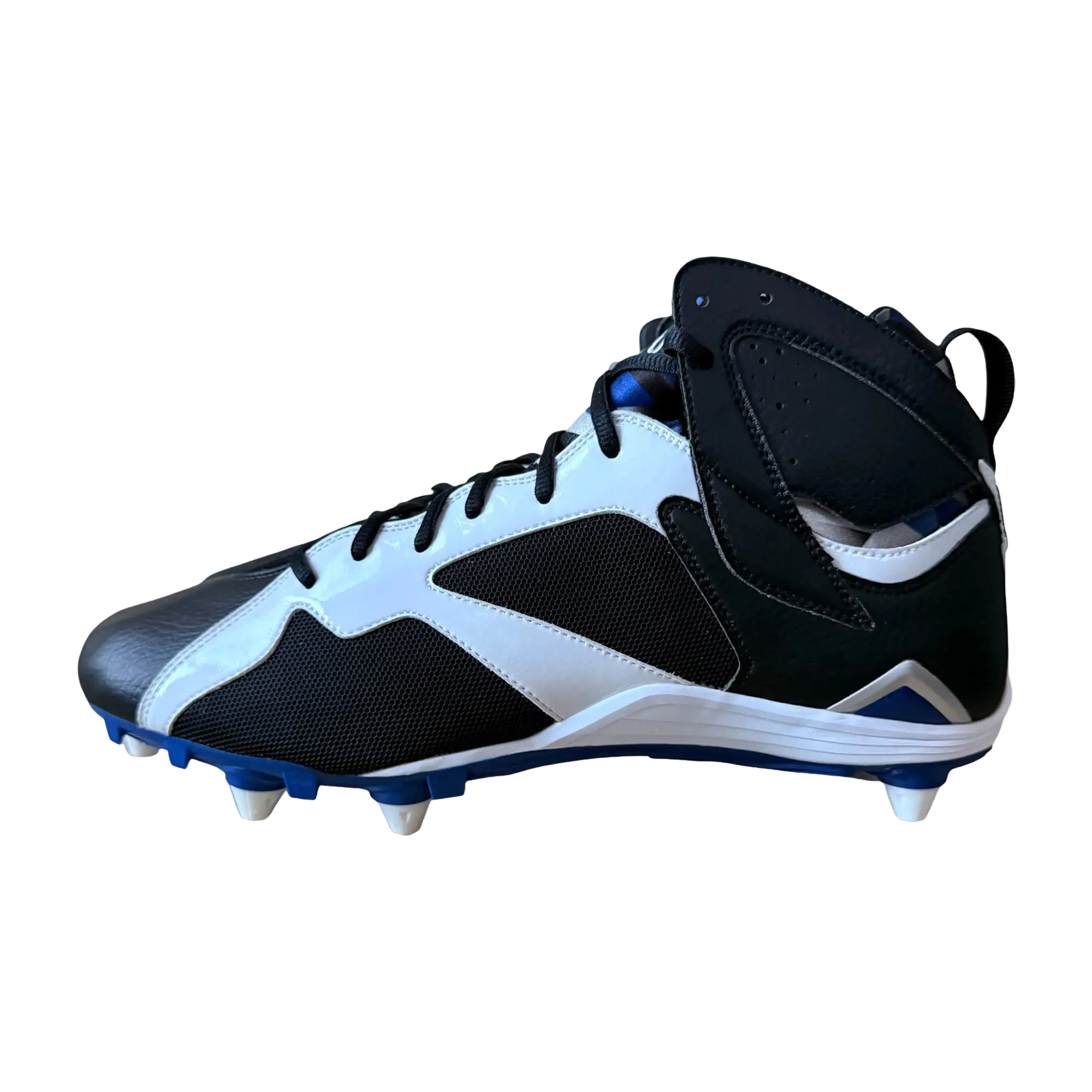 Jordan 7 Detachable Cleats "Black / White-Rush Blue" SU15 MNJDSP 373 D3