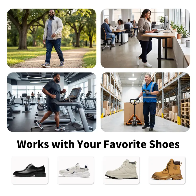 Orthotic insoles for work, walking, exercise and outdoor footwear