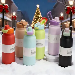 1Pc Christmas Patchwork Thermal Mug, Double Wall Vacuum Insulated Cup, Leak Proof Skinny Tumbler for Hot Cold Drinks, Insulated Water Bottle, Keep Hot 12h Cold 24H, Holiday Gift for Her and Him, Valentine’s Day & Christmas Gift Idea, Aesthetic Mug