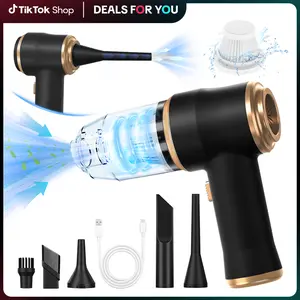 BELBUY Handheld Car Vacuum Cleaner,9000Pa Vacuum Cleaner and Air Gun, 120W High-Power WirelessHandheldCar Vacuum Cleaner, equipped with two filters andmultiplenozzles,suitable for cars, homes, offices, and pets.