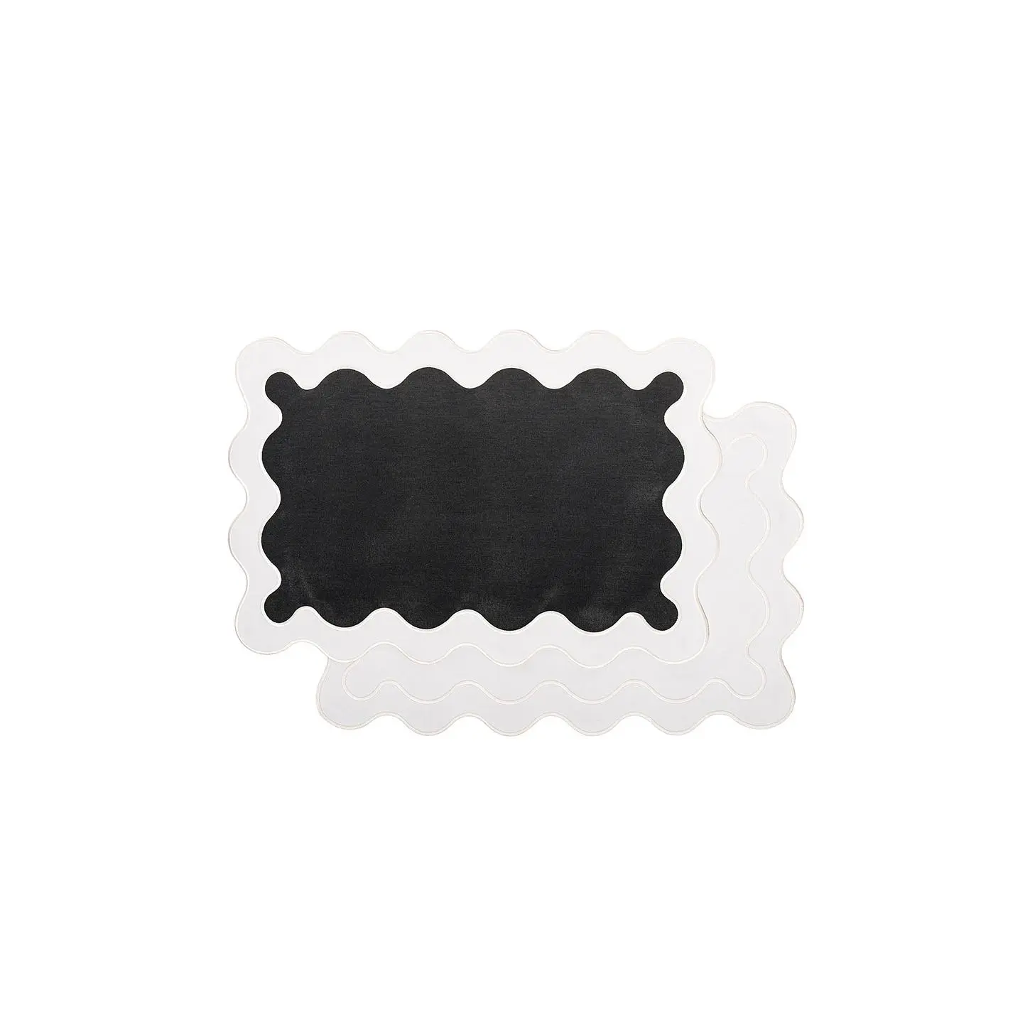 business & pleasure co. Placemat - Set Of 4 in Riviera Black