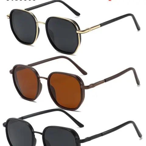 Unisex Vintage Trendy Tac Lens Sunglasses, Retro Outdoor Sports Sunglasses, Fashionable Sunglasses for Men & Women for Everyday Use, Stylish Glasses, Classic Shades, Trendy Shades, Casual Shades