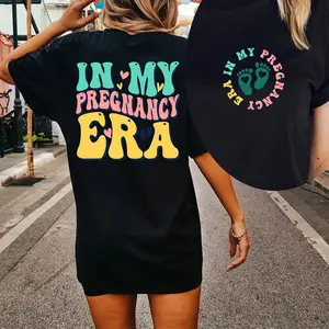 In My Pregnancy Era T-shirt, Pregnant Shirt, Pregnancy Shirt, Pregnancy Reveal, Pregnancy Announcement, Gender Reveal