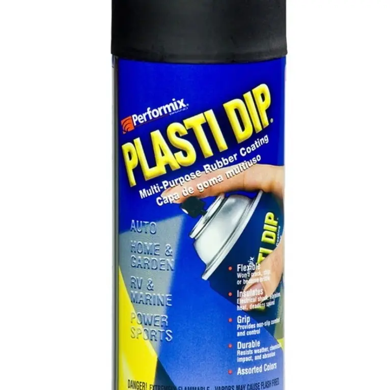Plasti Dip Rubberized Matte Black Spray Paint, 11 oz