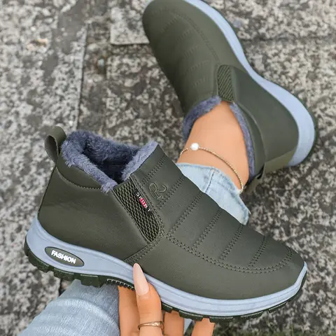Women's Winter Snow Boots, Multiple Colors Available, Comfortable Ankle Boots, Memory Foam, Warm Fashion Casual Outdoor Shoes