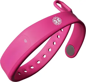ID Bracelet & Wellness Wristband  Adjustable , , Heat-Resistant,  Band with NFC Tag for   Info Access