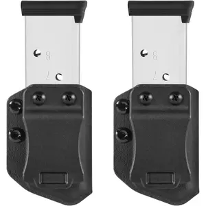 2-Pack Universal Mag Carrier IWB/OWB Magazine Holster for 45 ACP Single Stack Magazines