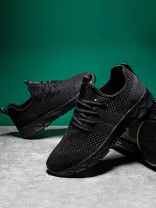 Men's Solid Color Breathable Comfortable Lace Up Sports Walking Shoes, Casual Outdoor Sports Running Shoes, Fashionable Sneakers for Daily Wear, Trainer, Athletic Shoes