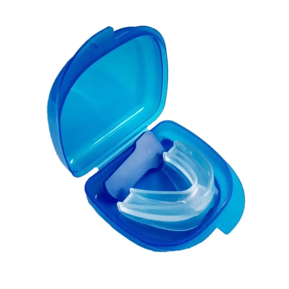 Sleeping Mouthpiece - Anti-Snoring Device, Bruxism Stopper, White/Blue Box Sleep Aid Wearable Accessory for Smart Device Users (Phones & Electronics Smart Wearable Accessory)