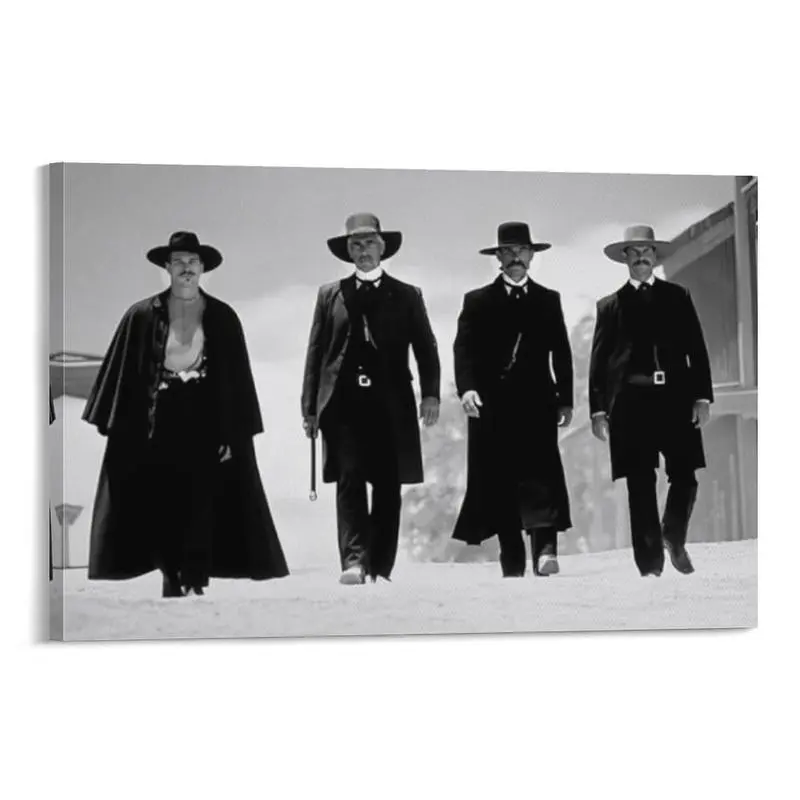 Unframe-Style Artistic Photo Poster Paintings - 1993 Bonnie Film-Based Waterproof Tombstone Nostalgic Wall Art, Modern Funny Home Decoration for Bedroom & Kitchen, Home Supplies Posters & Prints with Box