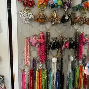 2 Charms Add-on Vibrant Beaded Tassels & Unique Charm for Your Handbag Enhance Your Bag's Style