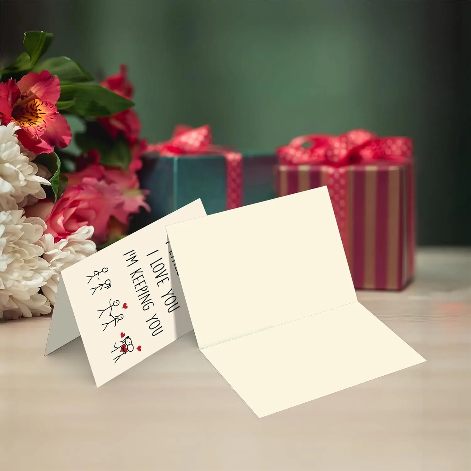 Romantic Valentines Day Cards with Envelope – Love Cards