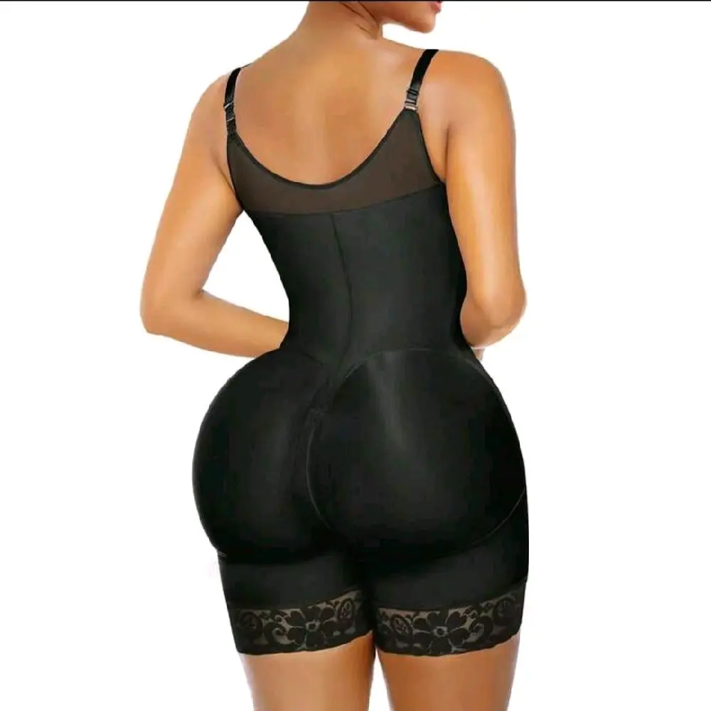 Women's   Colombianas Shapewear  Tummy Control Butt Lifter Shaper With Zipper Crotch Detachable Shoulder Strap AZLL