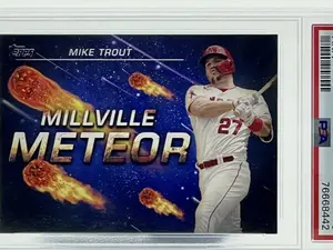 Mike Trout #AKA-7 Baseball Card - Rare Collectible PSA Grade 8
