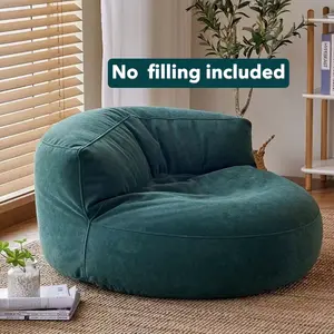 No filling included Beanbag Cover; Soft Cozy Chair cover; Chenille Bean Bag Cover; cover stuffy animals storage